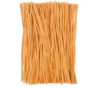 Orange Plastic Twist Ties Bulk, 6 Inch Reusable Twist Ties Garden Ties for Plants, 500 Pcs Metallic Twist Ties for Bread Bags, Vines and Wrapping Cords, Christmas Decor
