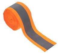 Orange Polyester Reflective Safety Tape 1 Roll for Backpacks and Tents | Sew-on Strip, High Visibility for Bad Weather and Low-light Days, 1 Roll Pack