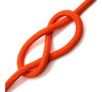 Orange Polypropylene Rope, Solid Braided Poly Rope Cord Twine for Boat Yacht Dock Line Camping Washing Line (3 mm x 10 metres / 32.8 ft)