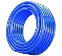 Orange Polyurethane Tube, Hybrid Polymer Air Hose for Auto Repair Shop/Fluid Transfer Tool, Air Compressor Tube Hose Pipe for Pneumatic Compressor Fitting(D,L 80m/262ft OD X ID 6 X 4mm)