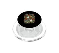 Orange Poppy Daisy Wildflowers Botanical Floral PopSockets PopGrip for MagSafe
