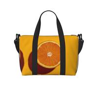 Orange Print Italy Flag Print Versatile Handbag for Travel,Hand-Held Crossbody Travel Bag for Your Every Need