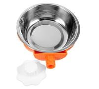 Orange Pumpkin Hanging Pet Bowl for Cage Feeding Stainless Steel