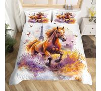 (Orange Purple, Super King(No Comforter)) Dream Catcher Bedding Set Navy Blue Galaxy Glitter Double Comforter Cover,Girls Womman Bohemian Style Feather Duvet Cover Extoic Hoho Decor Bed Set