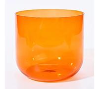 Orange Quartz Crystal Singing Bowl, For Yoga, Meditation, Therapy, Stress Relief, Calm Mind, Ease Soul, Balancing Body Chakra (Color : 432Hz, Size : 7 Inch C)