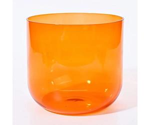Orange Quartz Crystal Singing Bowl, For Yoga, Meditation, Therapy, Stress Relief, Calm Mind, Ease Soul, Balancing Body Chakra (Color : 432Hz, Size : 6 Inch F)