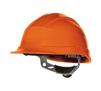 Orange Ratchet Hard Hat - Quartz III - Delta Plus