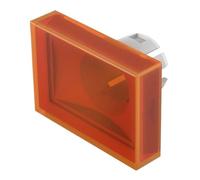 Orange Rectangular Switch Lens 51-901.3 Industrial Control Pushbutton Plastic Indicator Cap 21.5 * 15.3mm