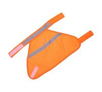 Orange Reflective Dog Vest with Quick Slip on Night Visibility | Polyester Build, Reflective Strips and Broad Panels, for Puppies and Large Dogs on City Streets