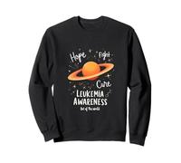 Orange Ribbon Planet Hope Fight Cure Leukemia Awareness Sweatshirt