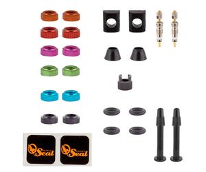 Orange Seal Versa Valve Tubeless Valve Kit Stem 32mm Pair Assorted Colors
