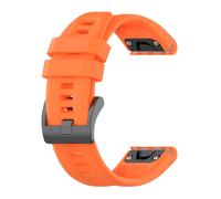 (Orange) Silicone Watch Band For Garmin Tactix 7