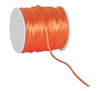 Orange silk rattail cord 2mm x 10 Metres cut from roll