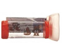 Orange small Aero Chamber Plus age 0 - 18 months