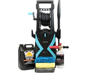 (Orange Snow Foam, Microfibre Kit, Snow Foam Lance & Pressure Washer Accessories) ProKleen Pressure Washer Car & Patio Cleaner 2.2kW