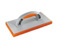 Orange Soft Rubber 18mm Sponge Float 280 x 140mm Plastering, Skim Render Trowel (N-3684)