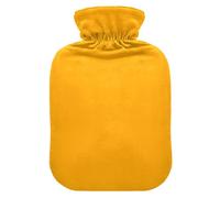 Orange Solid Color Pure Plain Yellow hot Waterbottle with Soft Cover, 2L hot compresses for The Body for Neck Shoulder Warmer, Period Cramps, Bolsa para agua Caliente para Dolor