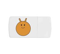 'Orange Space Hopper' Pill Box with Tablet Splitter (PI00034961)