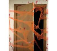 Orange Spider Web with Spiders 20g Halloween