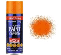 Orange Spray Paint Gloss All Purpose 400ml