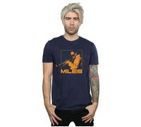 Orange Square T-Shirt Miles Davis Navy XXXL