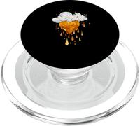 Orange Storms Can't Dim My Shine Orange Graphic PopSockets PopGrip for MagSafe