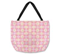 Orange Sublime Boho Chic Summer Design Tote bat Benjamin Tate Design Natural One Size