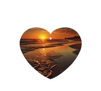 Orange Sunrise Beach Car Air Fresheners Cards 4 Pcs Long Lasting Car Fresheners Gifts for Men Women Auto Aromatherapy Tablets Hanging Scented Card Rearview Mirror Pendant - Lavender Scent
