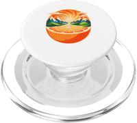 Orange Sunrise Landscape Mountains Nature Citrus Valley PopSockets PopGrip for MagSafe