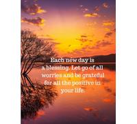 Orange sunset wallpaper notebook with river in lake with trees: For students and educational institutions, suitable for women and men, office workers, ... gift for special occasions, 8.5x11, 100 pages