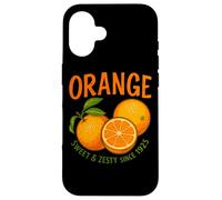 Orange Sweet & Zesty Since 1925 Case for iPhone 16