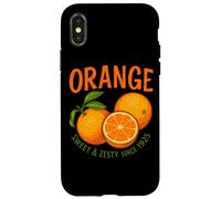 Orange Sweet & Zesty Since 1925 Case for iPhone X/XS