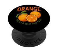 Orange Sweet & Zesty Since 1925 PopSockets Adhesive PopGrip
