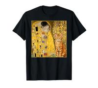 Orange Tabby Cat Fine Art Funny Lover Mom Humor T-Shirt