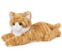 Orange Tabby Cat Stuffed Animals, Microwavable Stuffed Animal Adorable Fluffy Plush for Warmth & Comfort, Heatable & Coolable Lavender Scent Cat Toys, Cute Soft Plushies Gifts for Kids & Adult, 36CM