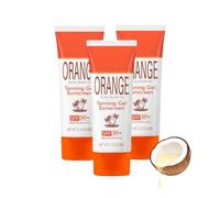 Orange Tanning Gel Sunscreen, Natural Bronzing Glow for Body & Limbs, Moisturizing, Long-Lasting & Non-Greasy, Suitable for All Skin Types (3pc)