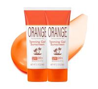 Orange Tanning Gel Sunscreen SPF 30, Orange Tanning Jelly SPF 30 Gel & Tube Key Bundle, Tanning Moisturiser Cream for Sunbeds, Tanning Accelerator, Mineral-Oil Free, Non-Greasy, for All Skin Types (2)