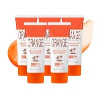 Orange Tanning Gel Sunscreen SPF 30, Orange Tanning Jelly SPF 30 Gel & Tube Key Bundle, Tanning Moisturiser Cream for Sunbeds, Tanning Accelerator, Mineral-Oil Free, Non-Greasy, for All Skin Types (5)