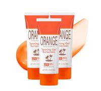 Orange Tanning Gel Sunscreen SPF 30, Orange Tanning Jelly SPF 30 Gel & Tube Key Bundle, Tanning Moisturiser Cream for Sunbeds, Tanning Accelerator, Mineral-Oil Free, Non-Greasy, for All Skin Types (3)