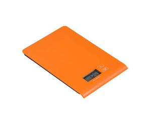 Orange Tempered Glass Kitchen Scale | Zing