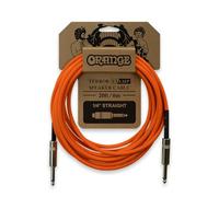 Orange Terror Stamp 20ft Speaker Cable, 1/4" to 1/4" Straight Jack Connectors, High Performance 12-Gauge Copper Core for Guitar/Bass Amp Cabinets, 6 Meters