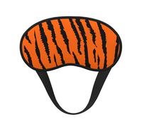 Orange Tiger Leopard, Full Eye Covers Light Blocking Eye Masks Blackout Sleep Eye Muffs