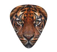orange tiger leopard - Guitar Picks-12 Pack Includes Thin, Medium & Heavy Gauges, Best Gift for Guitar Lovers