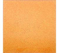 Orange Transparent Glitter Cast Acrylic Sheet, 3mm thick (250x150mm)