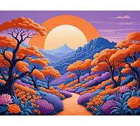 Orange Tree 300 Piece Jigsaw Puzzles for Adults, Colourful, Challenging & Brainteasing Adult puzzles 300 Pieces Plant, Fun jigsaws for The Whole Family 16x11 inch