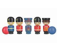 ORANGE TREE London Character Wooden Skittles - Bowling Set Skittles Game for Kids, Indoor and Garden Toys - Wooden Toys for 2 Year Olds, Toddler - Early Development & Activity Toys