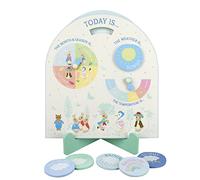 Peter Rabbit Kids Weather Clock - Wooden Toys Teaching Clock - Magnetic Clock Weather Station, Toddler - Early Development & Activity Toys - Official Licensed Peter Rabbit Gifts by Orange Tree Toys
