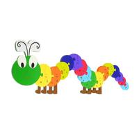 Alphabet Puzzle, Caterpillar ABC Wooden Puzzles - Wooden Toys for 1 Year Old and Toddler Toys, Jigsaw Puzzle Games - Educational Montessori Toys, Early Development & Activity Toys by Orange Tree Toys