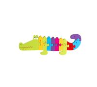 Orange Tree Toys Crocodile Number Puzzle - Wooden Counting Toy for Kids NEW