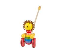 Wooden Push Along Orange Tree Toys Lion Push Along For Toddlers